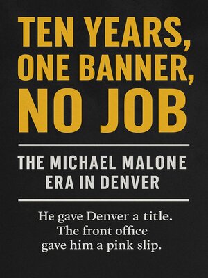 cover image of Ten Years, One Banner, No Job